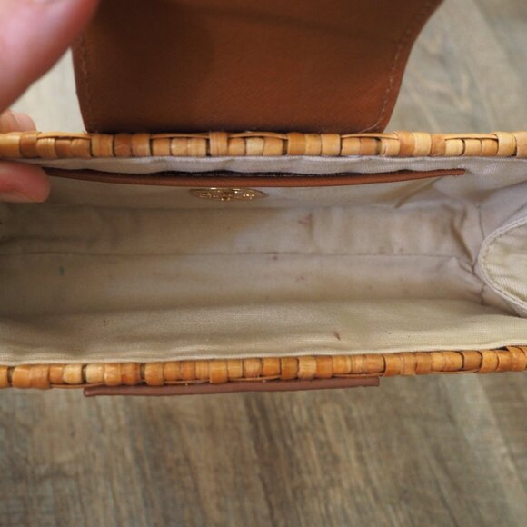 Tory Birch Rattan Wicker Clutch - Picture 8 of 8